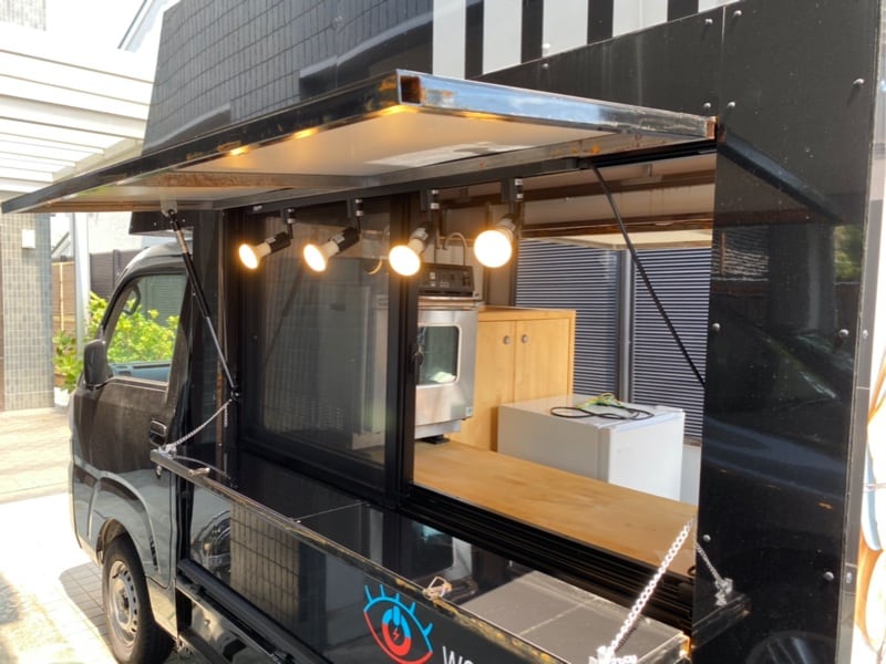 移動販売車 キッチンカー のリースレンタル 格安！ 1ヶ月33000円
