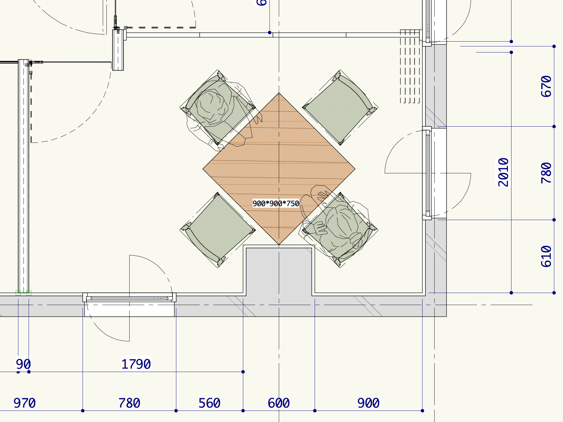 LAルーム間取り図